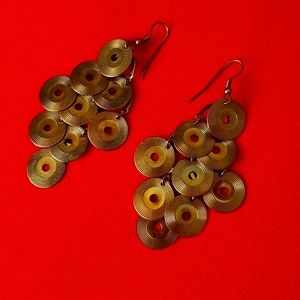 Cascading Disc Earrings